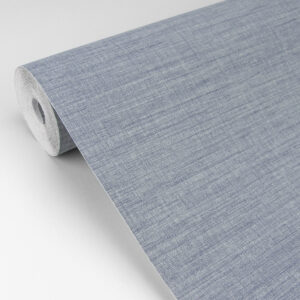 Essence Light Blue Linen Texture Wallpaper