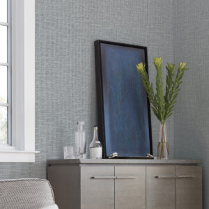 In the Loop Multicolor Faux Grasscloth Wallpaper