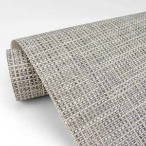 In the Loop Cream Faux Grasscloth Wallpaper