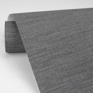 Essence Dark Grey Linen Texture Wallpaper