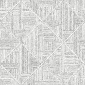 Cade Grey Geometric Wallpaper