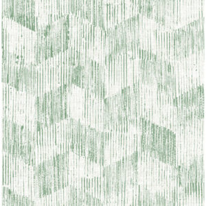 Demi Green Distressed Wallpaper