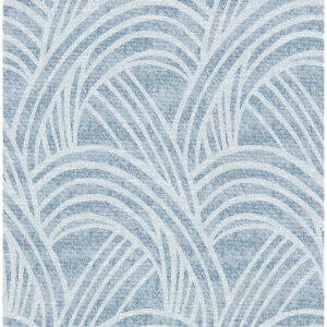 Farrah Blue Geometric Wallpaper