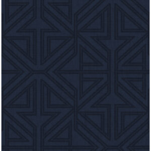 Kachel Indigo Geometric Wallpaper