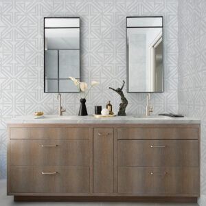 Kachel Grey Geometric Wallpaper
