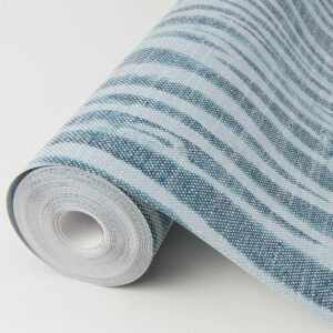 Nazar Indigo Stripe Wallpaper