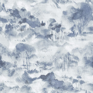 Nara Indigo Toile Wallpaper