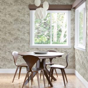 Nara Taupe Toile Wallpaper