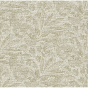 0056943 lei neutral etched leaves wallpaper
