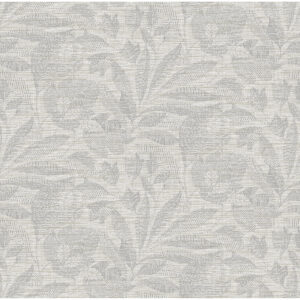 0056947 lei silver etched leaves wallpaper