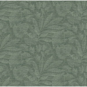 0056951 lei green etched leaves wallpaper