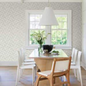 Ting Grey Abstract Woven Wallpaper