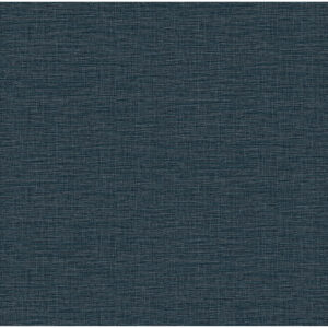 0056969 lela navy faux linen wallpaper