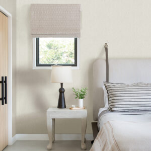 Sydney Light Grey Faux Linen Wallpaper