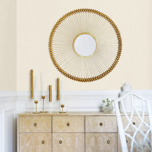 Sydney Cream Faux Linen Wallpaper