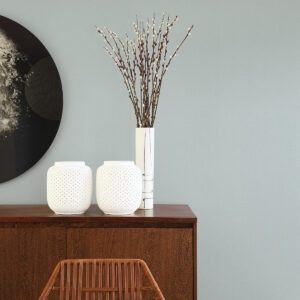 Meade Light Blue Fine Weave Wallpaper