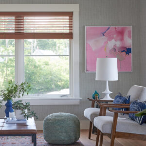 Dunstan Grey Basketweave Wallpaper