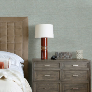 Jordan Aqua Faux Tweed Wallpaper