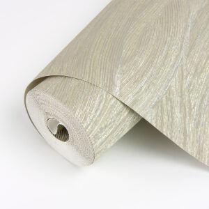 Leith Taupe Zen Waves Wallpaper