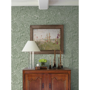 Siv Dark Green Botanical Wallpaper
