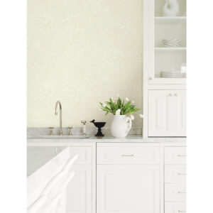 Siv Light Green Botanical Wallpaper