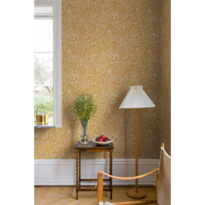Siv Mustard Botanical Wallpaper
