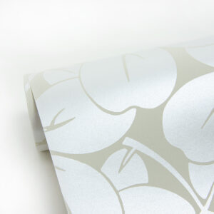 Robert Off-White Clover Wallpaper