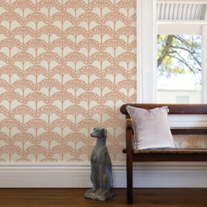 Dawson Rust Magnolia Tree Wallpaper
