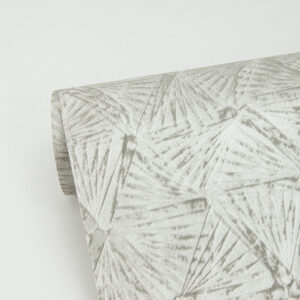 Wright Platinum Textured Triangle Wallpaper