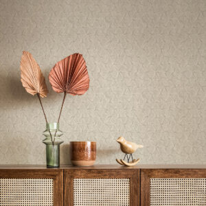 Wright Platinum Textured Triangle Wallpaper