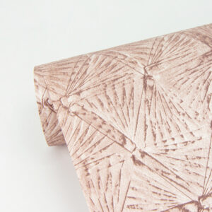 Wright Rose Gold Textured Triangle Wallpaper