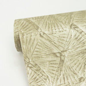 Wright Gold Textured Triangle Wallpaper
