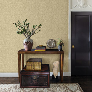 Wright Gold Textured Triangle Wallpaper