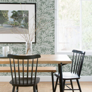 Morris Green Leaf Wallpaper