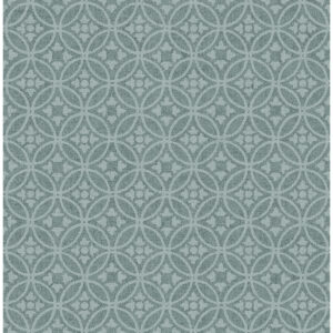 0058414 larsson teal ogee wallpaper