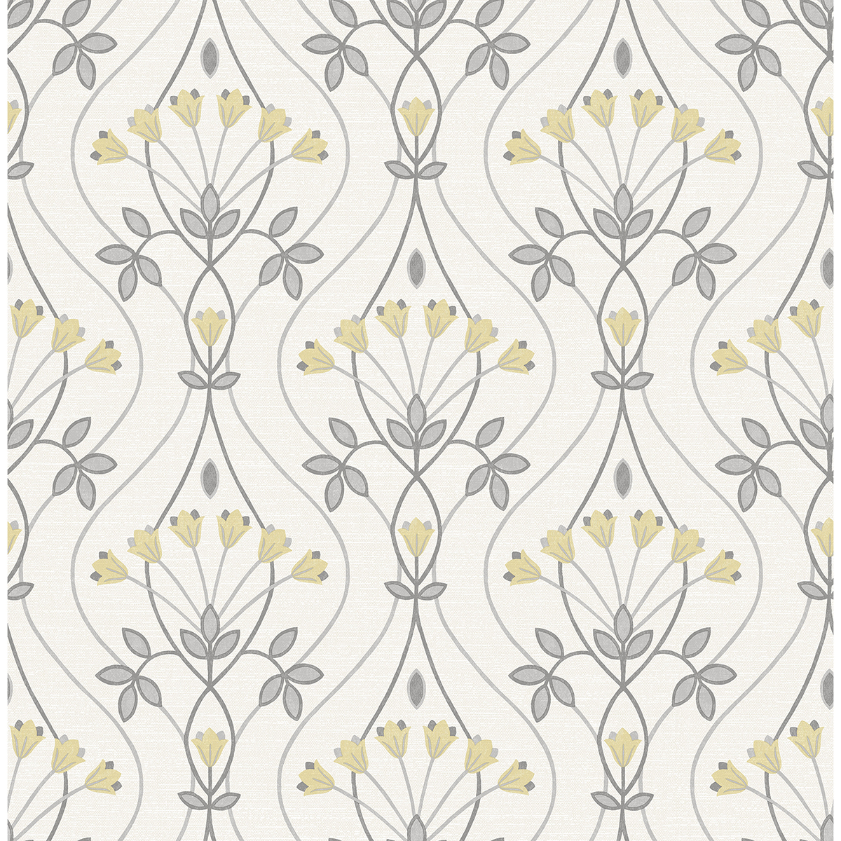 0058455 dard grey tulip ogee wallpaper