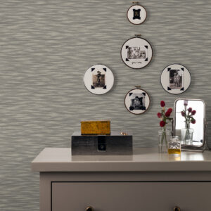 Benson Brown Variegated Stripe Wallpaper