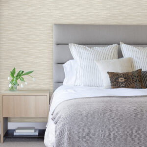 Benson Light Grey Variegated Stripe Wallpaper