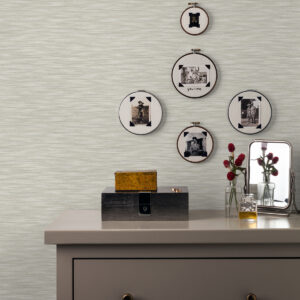 Benson Light Grey Variegated Stripe Wallpaper