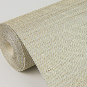 Hiromi Champagne Abaca Grasscloth Wallpaper