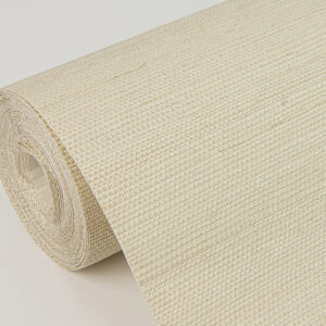 Hetao Cream Sisal Grasscloth Fine Woven Wallpaper
