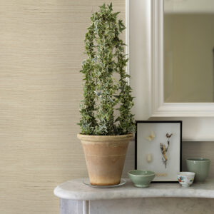 Hetao Cream Sisal Grasscloth Fine Woven Wallpaper