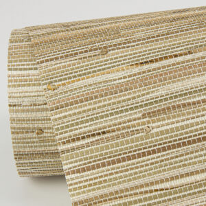 Sogen Khaki Knotted Sea Grasscloth Wallpaper