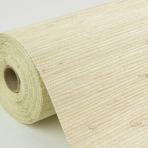 Battan Cream Jute Grasscloth Wallpaper