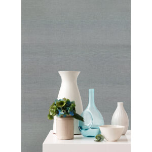 Mirador Light Blue Sisal Grasscloth Wallpaper