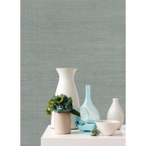 Zhejiang Aquamarine Sisal Grasscloth Wallpaper