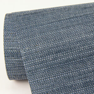 Victoria Indigo Sisal Grasscloth Wallpaper