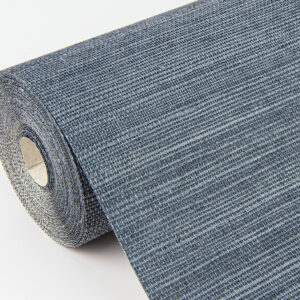 Victoria Indigo Sisal Grasscloth Wallpaper