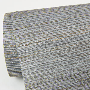 Shandong Slate Ramie Grasscloth Wallpaper