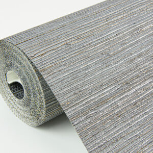 Shandong Slate Ramie Grasscloth Wallpaper